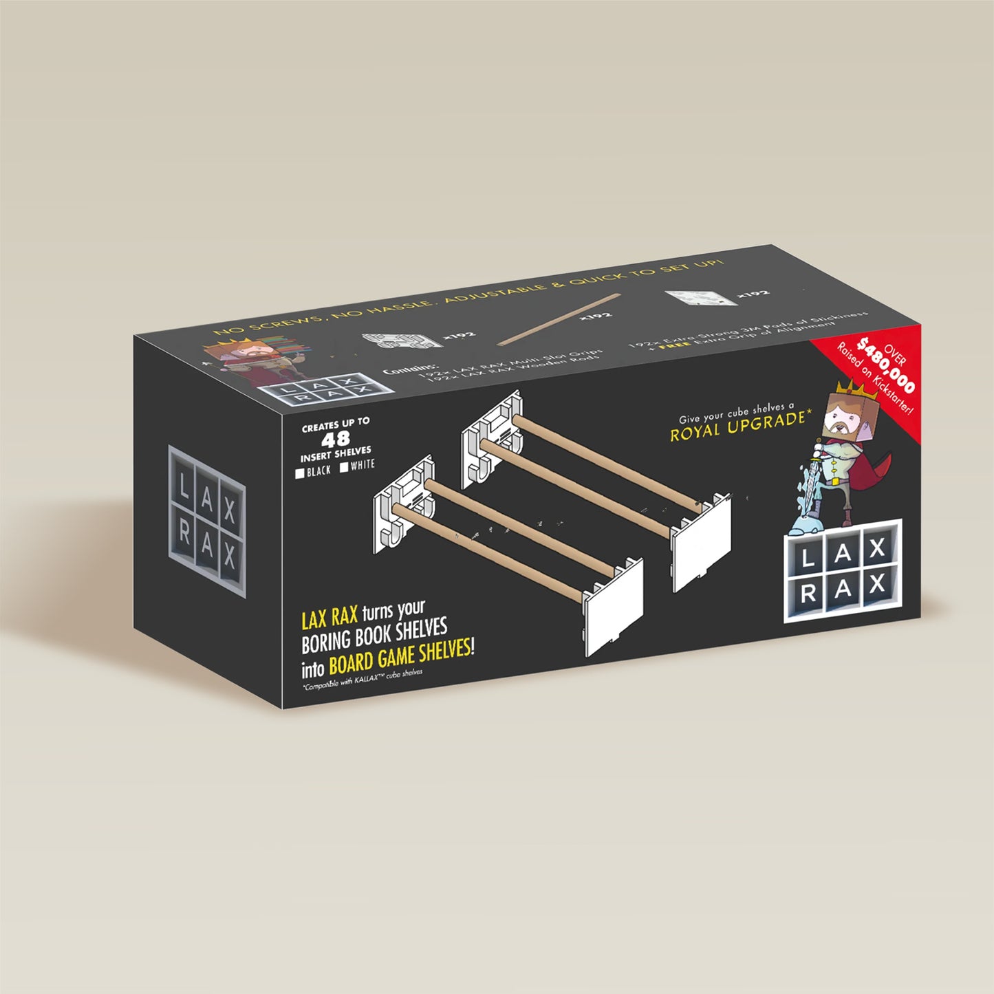 LAX RAX game shelf insert | 48-pack