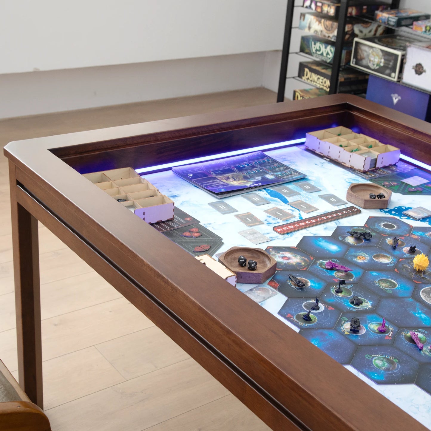 LED Kingswood (3×5'): The Royal Game Table | BoxKing Gaming