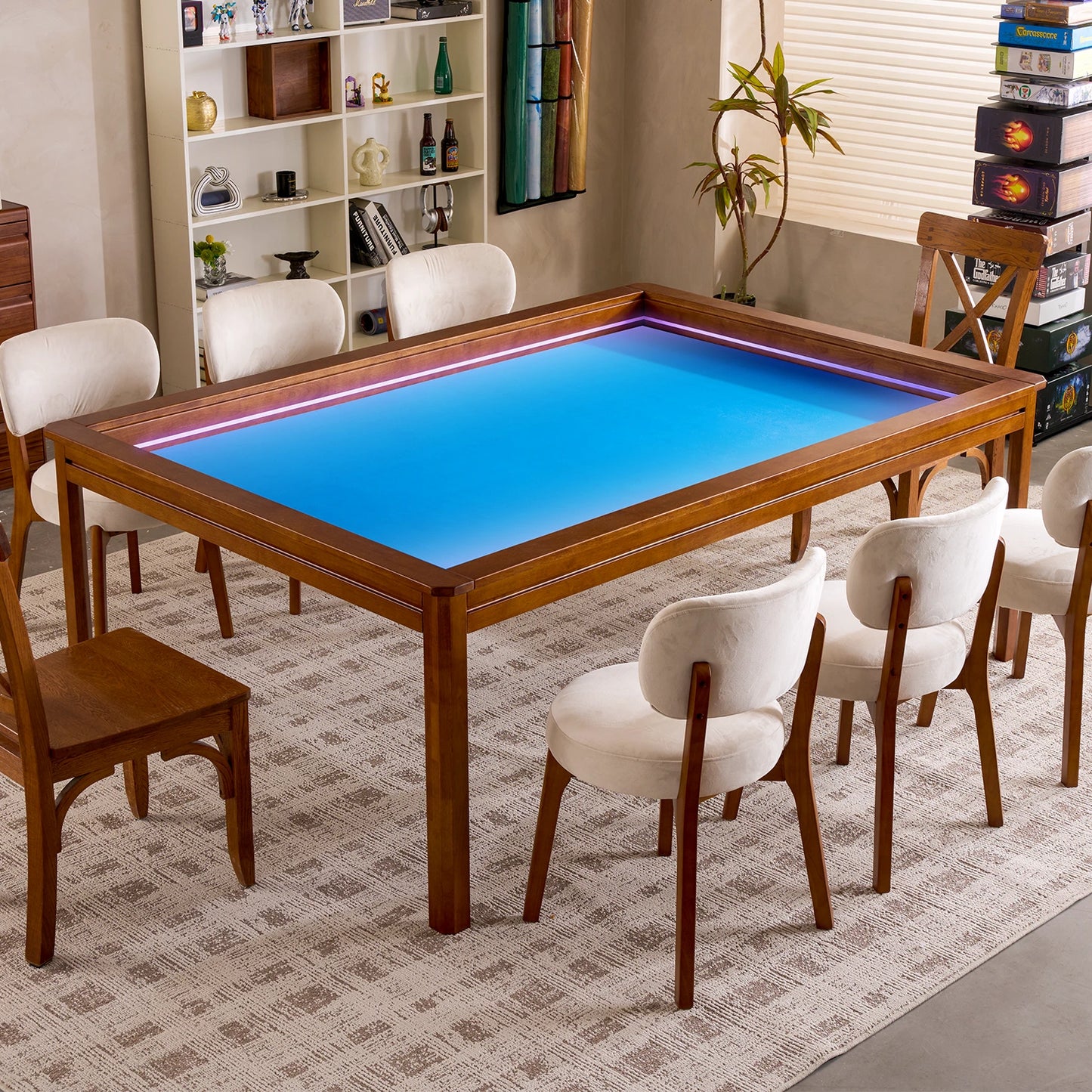 LED Kingswood (4×6'): The Royal Game Table by BoxKing Gaming