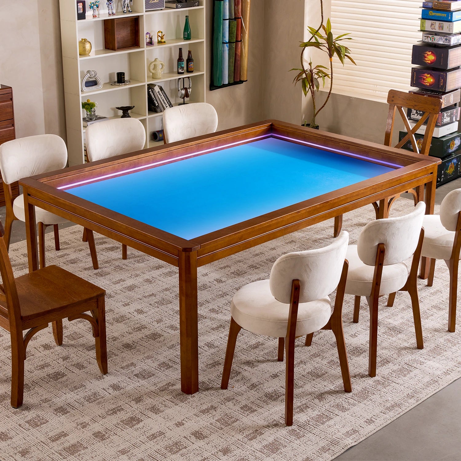 LED Kingswood (4×6'): The Royal Game Table by BoxKing Gaming