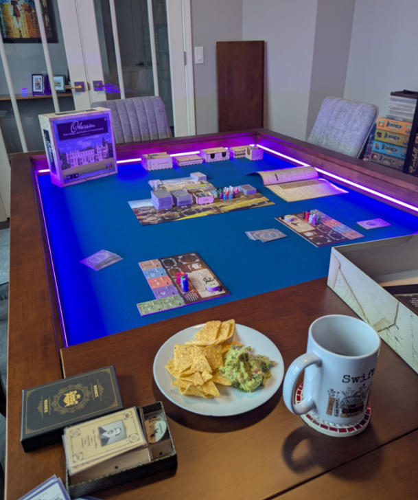LED Kingswood (3×5'): The Royal Game Table with Topper