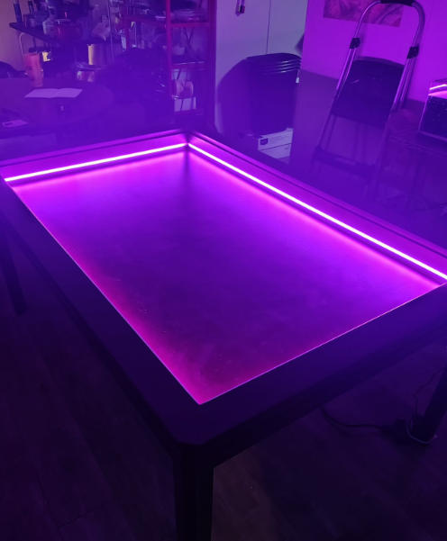 LED Kingswood (3×5'): The Royal Game Table with Topper