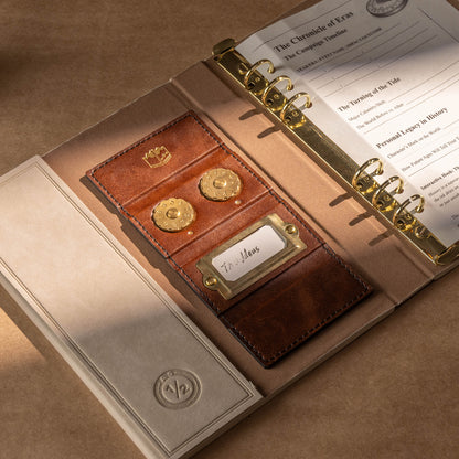 Compact stat tracker used with tabletop accessories