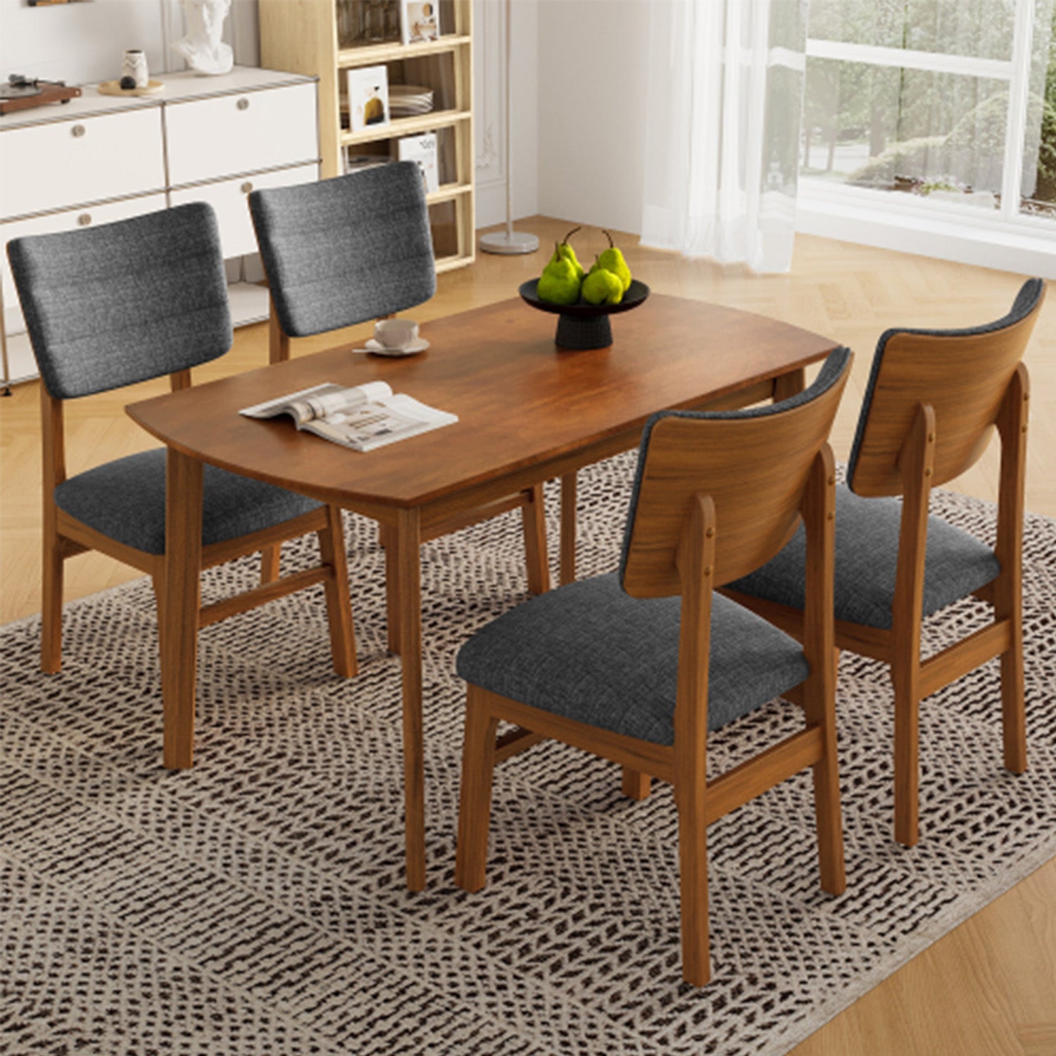 mid-century-modern-dining-chairs-set-of-4-wooden-armless-with-linen-upholstery