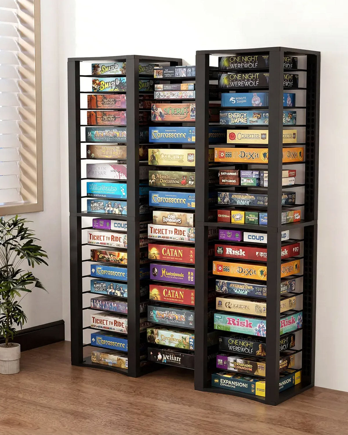 Lax Rax - Customizable Inserts to Transform Cube Shelves into Game