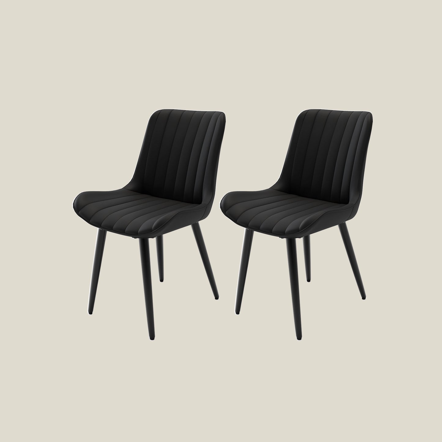 2-pack Modern dining chairs for gaming table setup