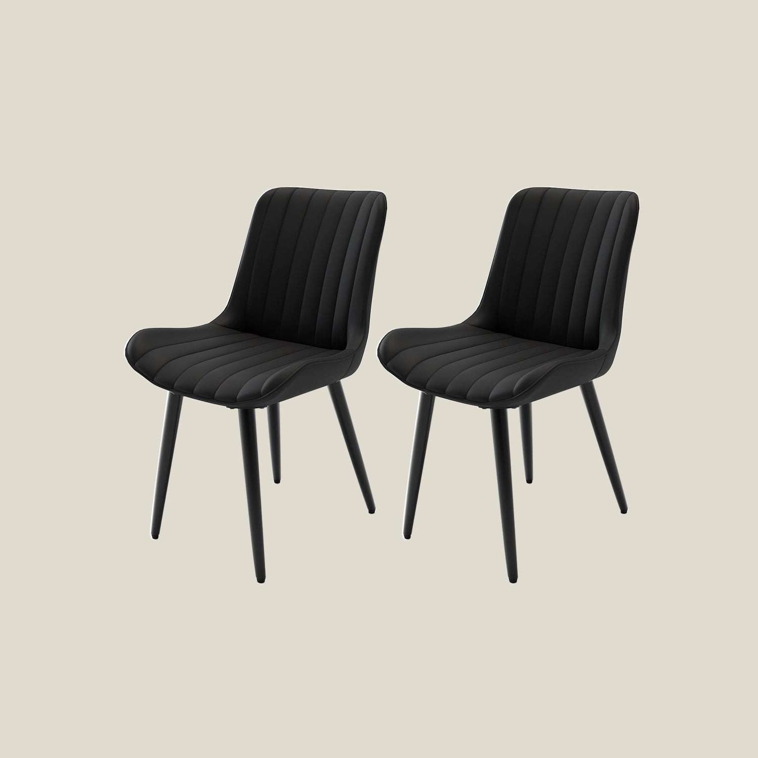 2-pack Modern dining chairs for gaming table setup