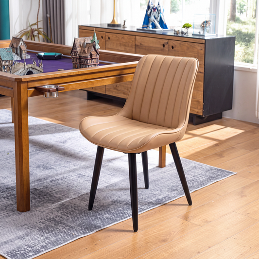 Modern dining chairs for gaming table setup
