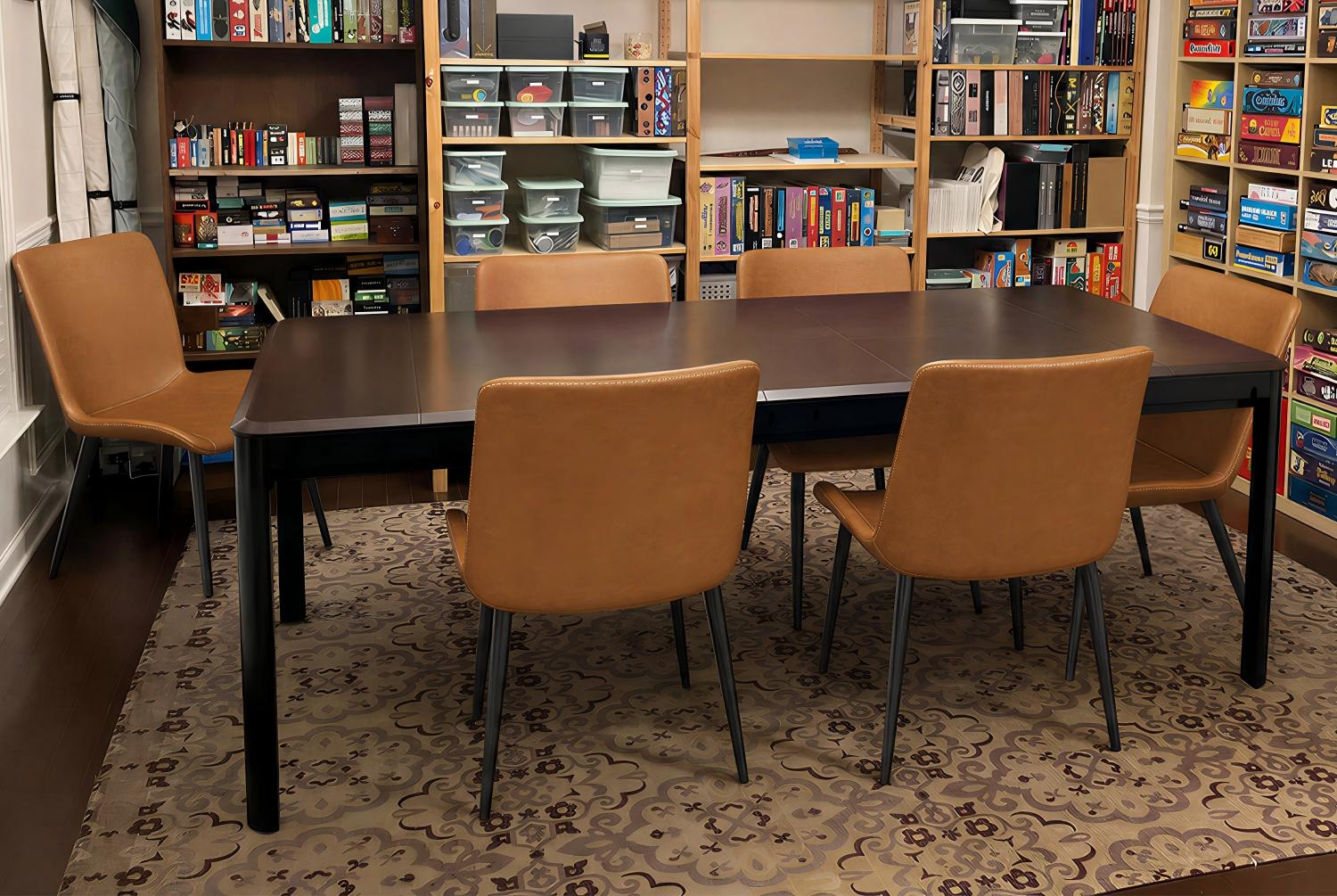 Modern PU Leather Gaming Table Chairs