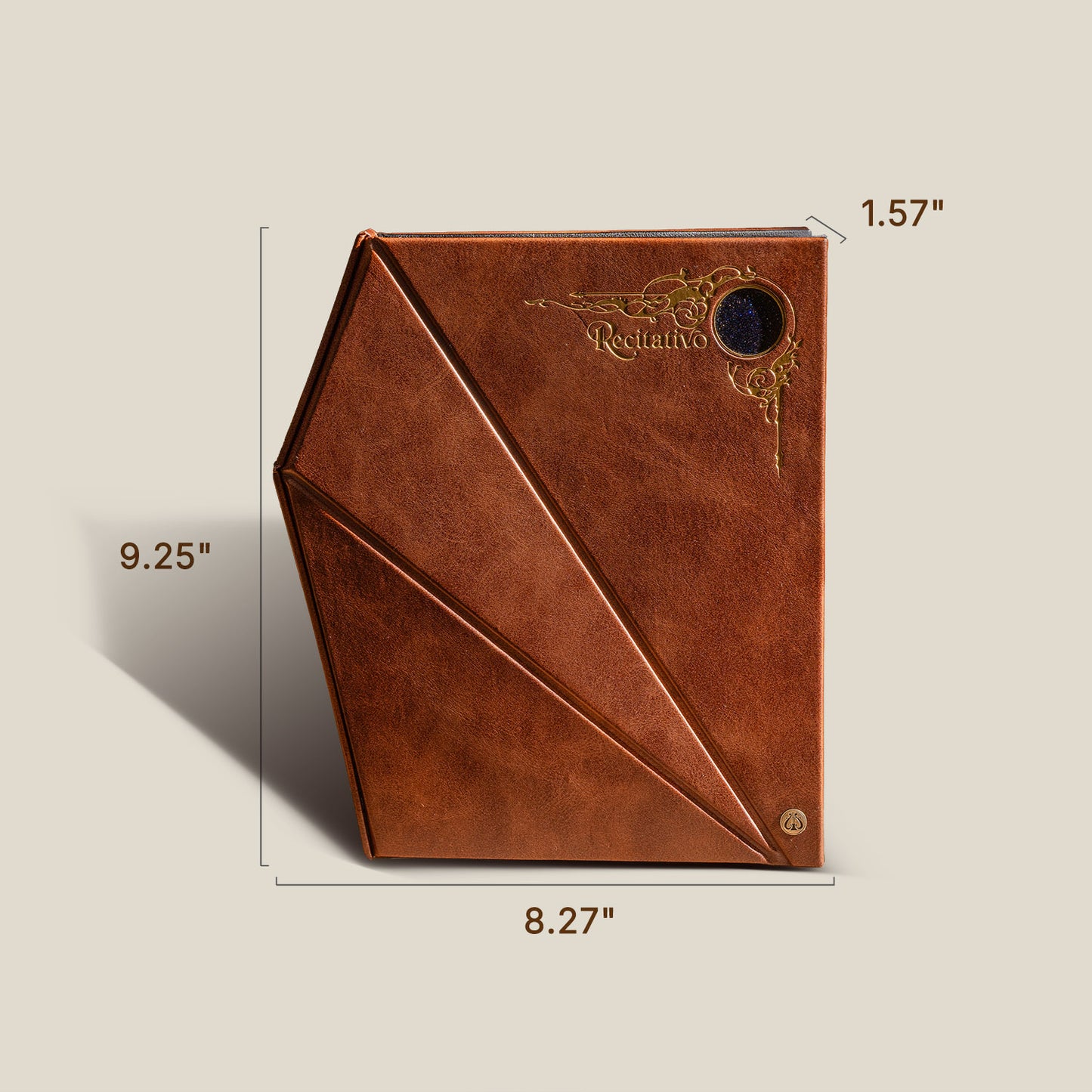 Premium PU leather adventure binder