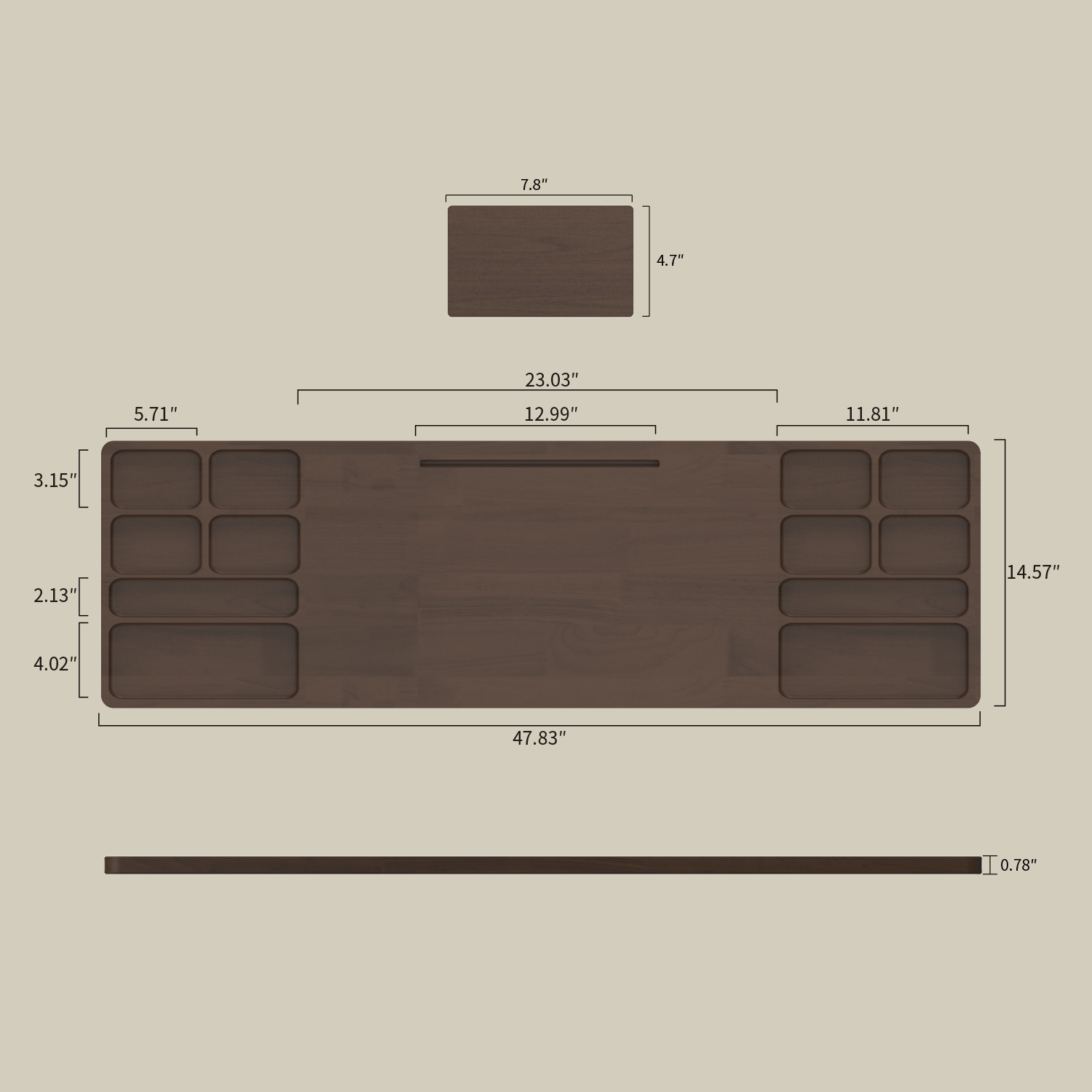 Premium Wooden LEGO Building Board in Kingswood Table | BoxKing Gaming