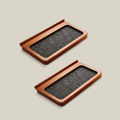Premium Wooden Organizer Tray Set cherry