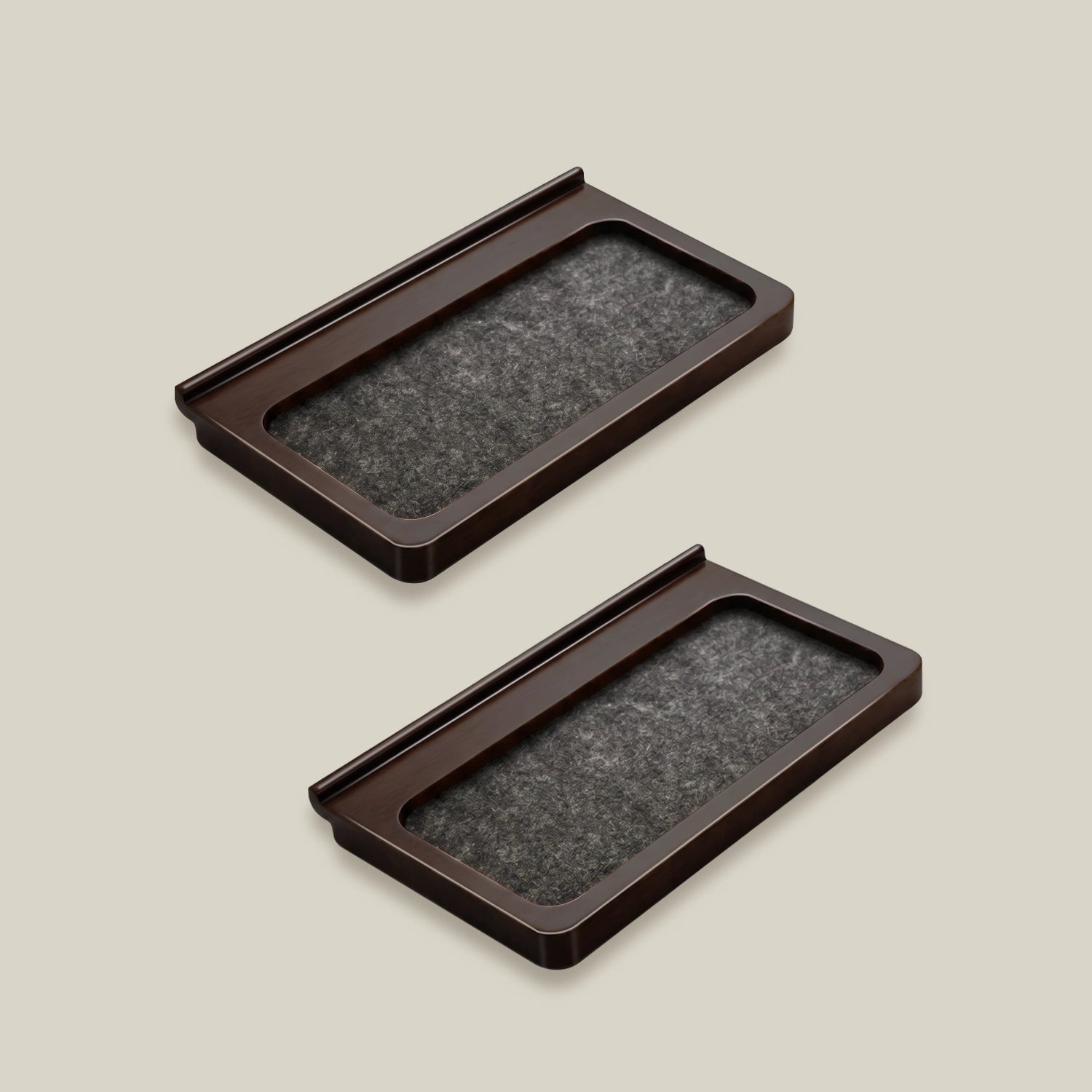 Premium Wooden Organizer Tray Set