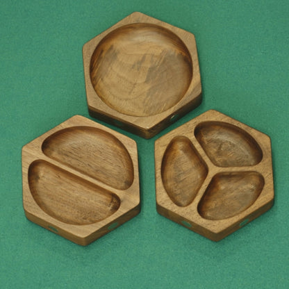 Magnetic Wood Token Trays