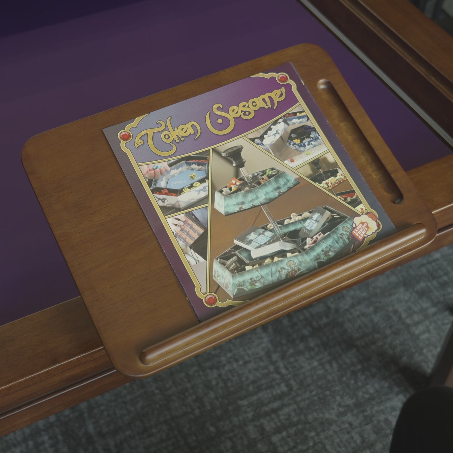 Wooden Writing Board for Tabletop RPGs | DnD & Board Game GM Screen