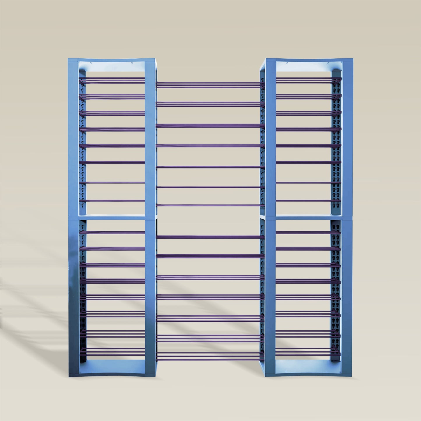 BoxKing + 14 extra wide shelves + 32 shelves