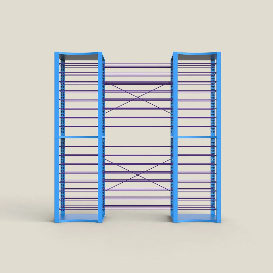 BoxKing + 14 extra wide shelves + 32 shelves