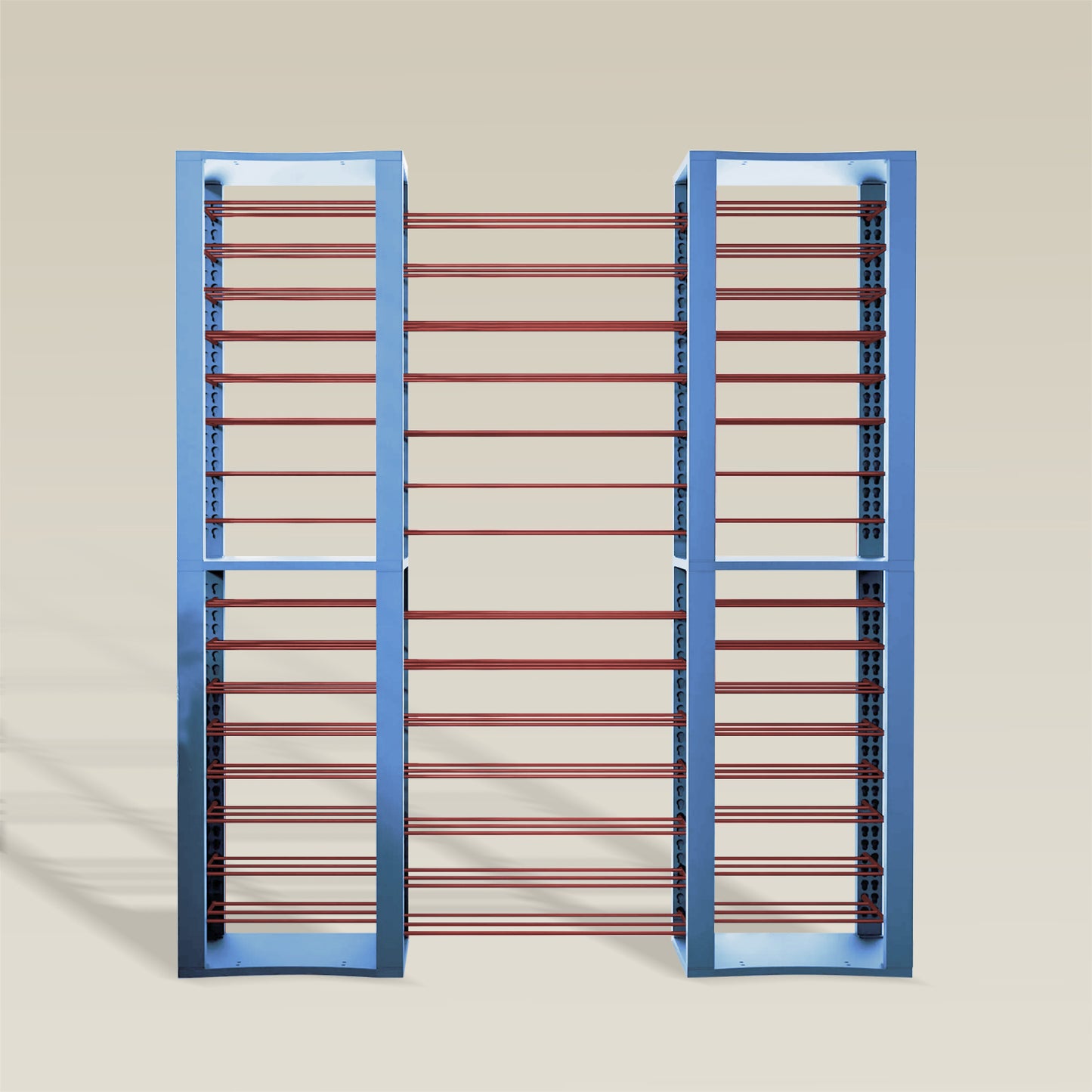 BoxKing + 14 extra wide shelves + 32 shelves