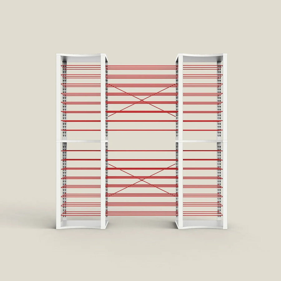 BoxKing + 14 extra wide shelves + 32 shelves