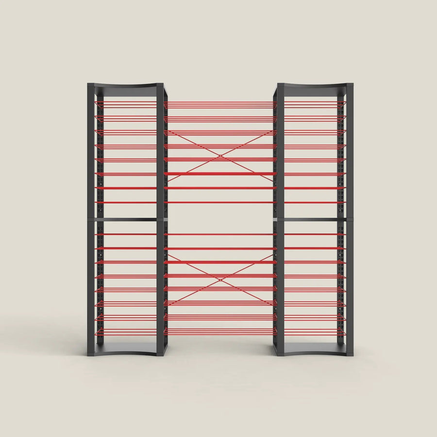 BoxKing + 14 extra wide shelves + 32 shelves