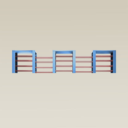 Triple ShortThrone with 20 shelves