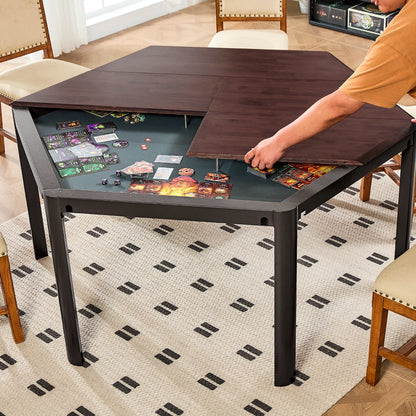 Removable Dining Topper for Ironside HEX Game Table – closeup detail | BoxKing Gaming