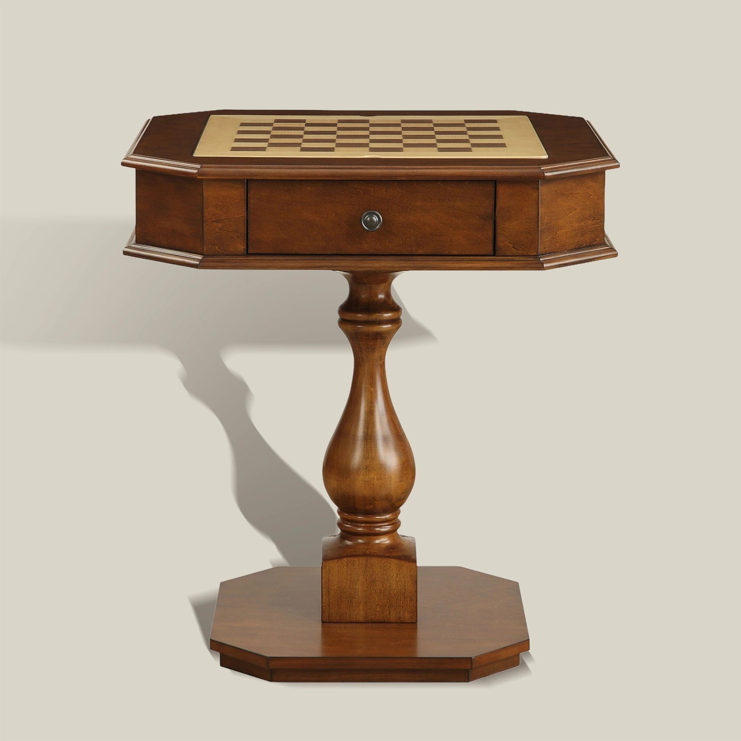 Reversible Chess & Checkers Game Table with Storage Drawers – BoxKing