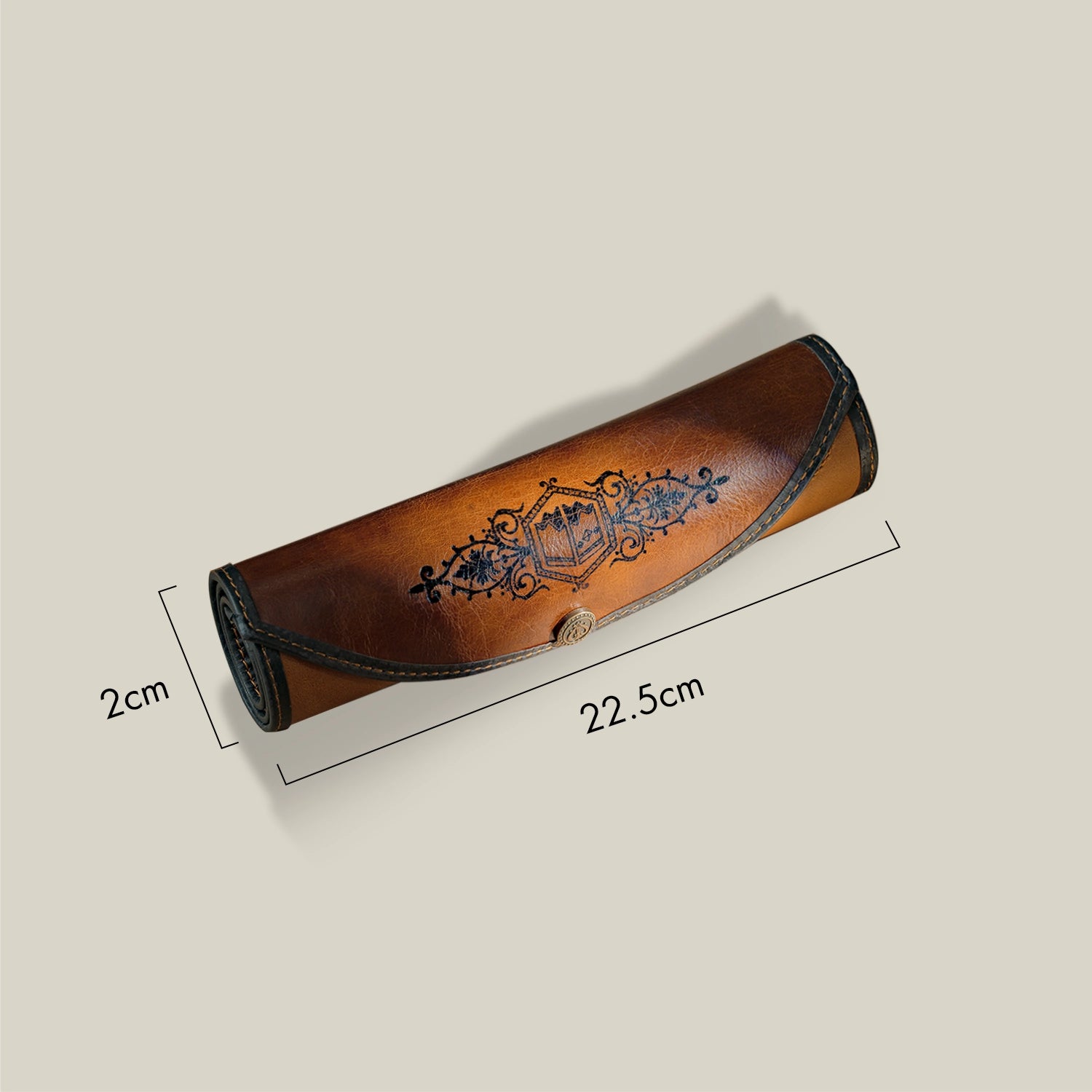 Leather dice tray dimensions and size reference