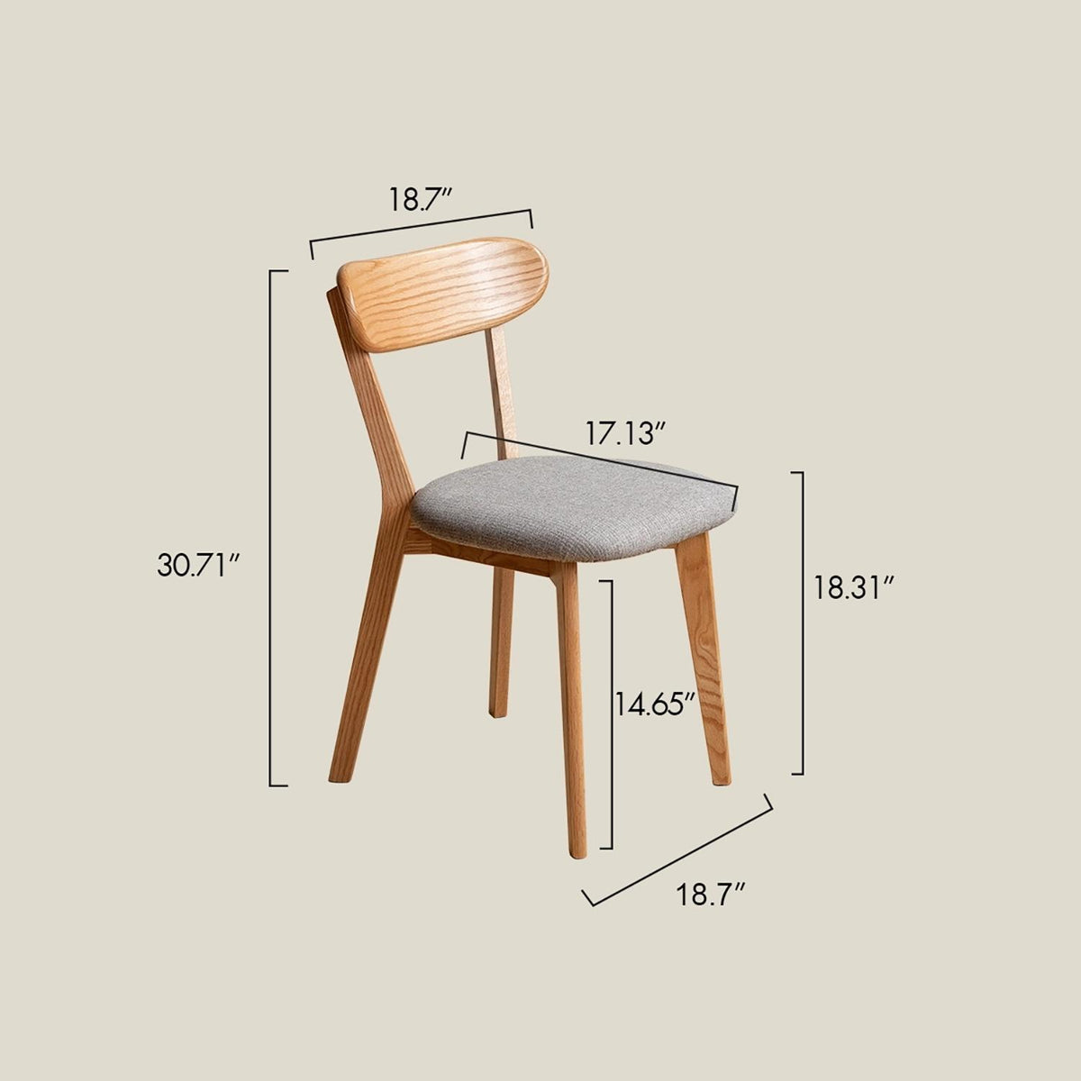 Solid Wood Chairs-BoxKing