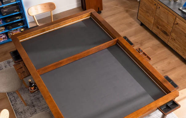 Solid wood blocker wall divider for Kingswood board game table