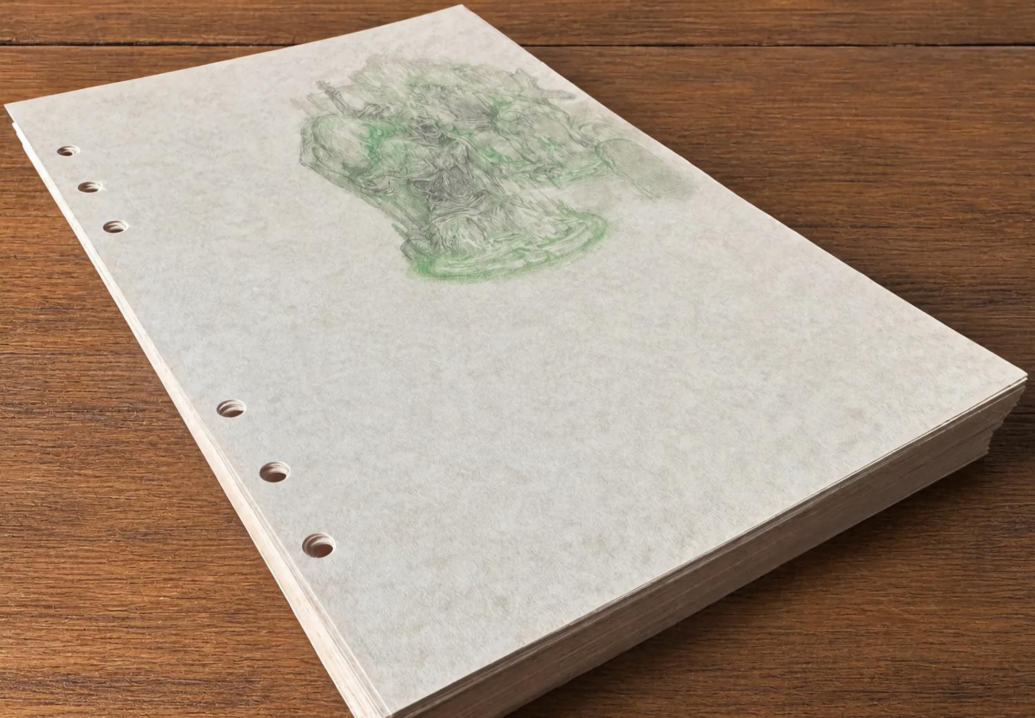 Spellbook pages for 6-ring binders