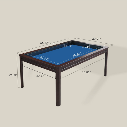 Standard Kingswood (3×5'): The Royal Game Table-BoxKing