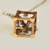 Sterling Silver Dice Necklace