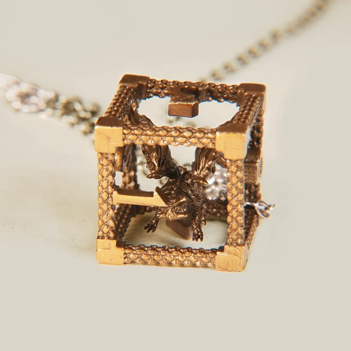 Sterling Silver Dice Necklace