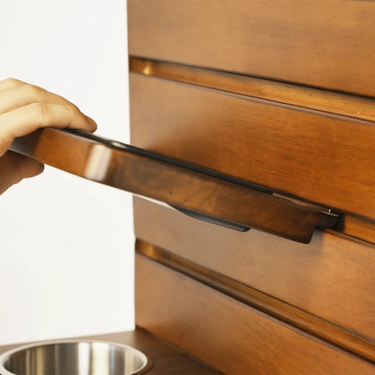 tabletop accessory organizer with dedicated storage compartments