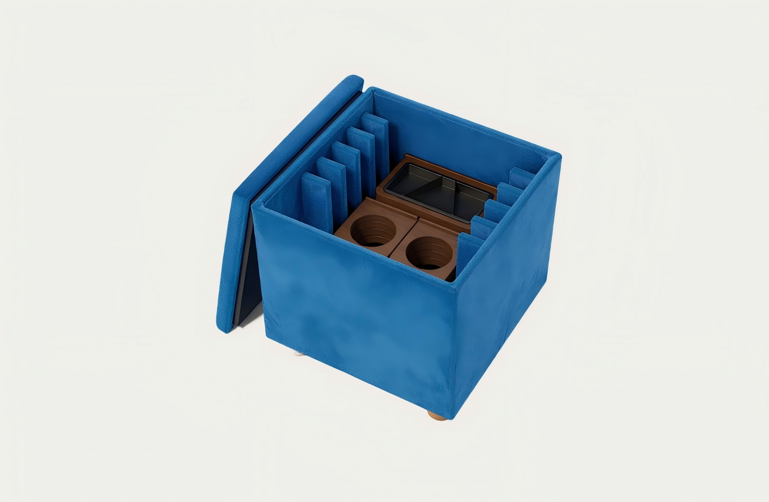 Topper & Accessory Storage Box – angle view | BoxKing Gaming
