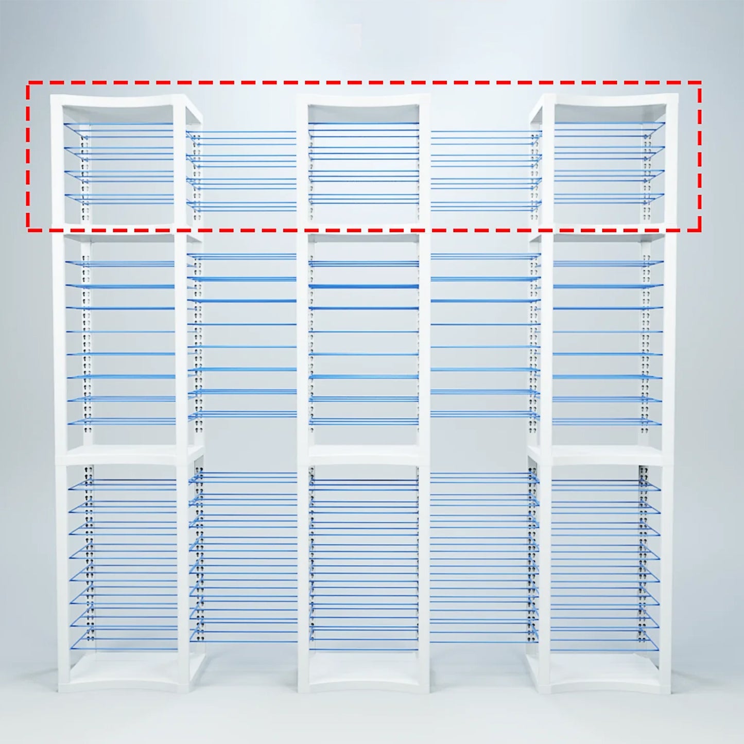 Triple ShortThrone with 20 shelves