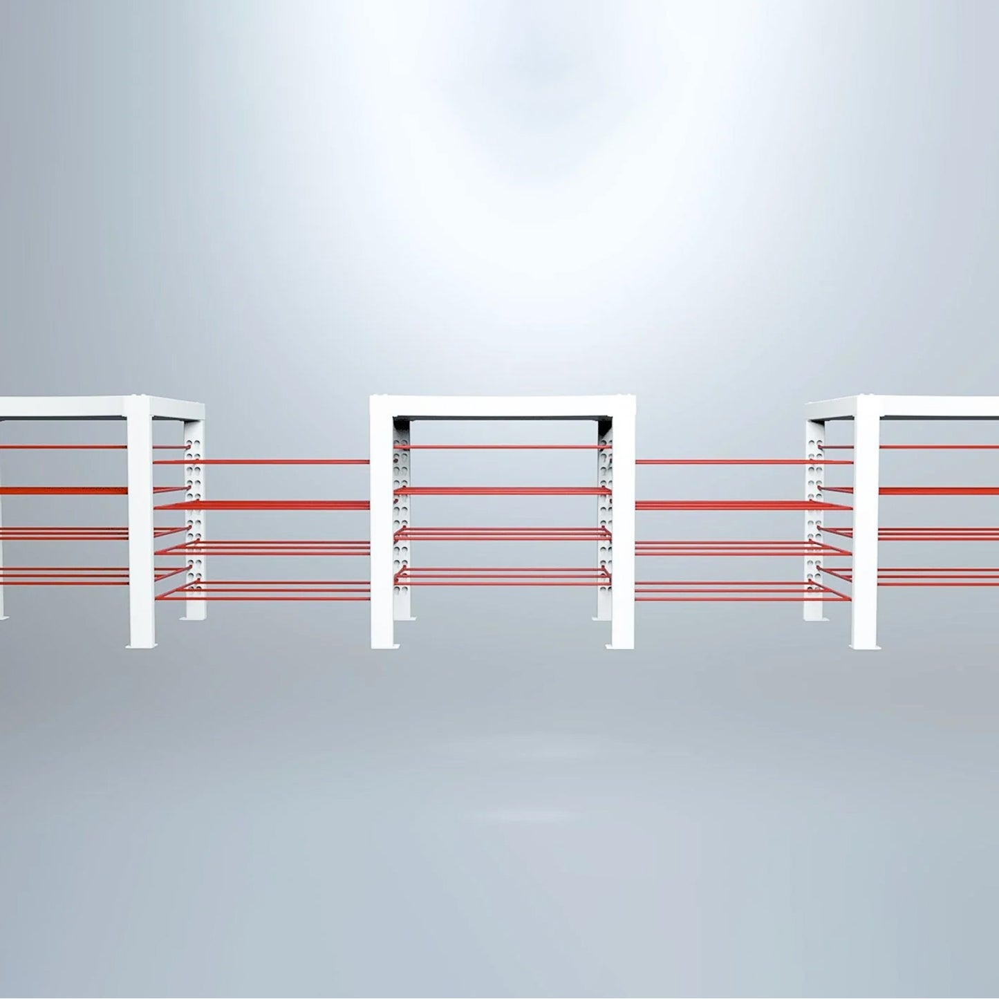 Triple ShortThrone with 20 shelves