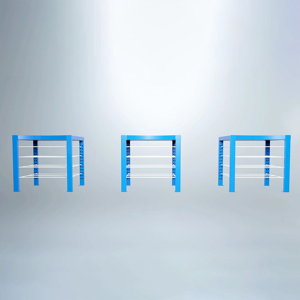 Triple ShortThrone with 12 shelves