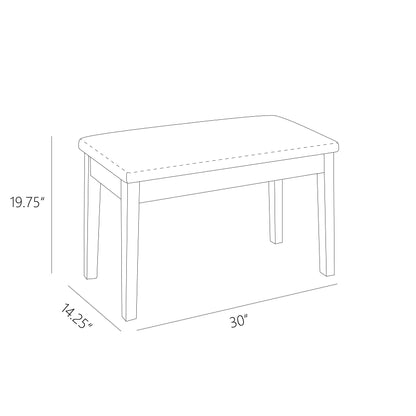 Tufted Game Room Bench