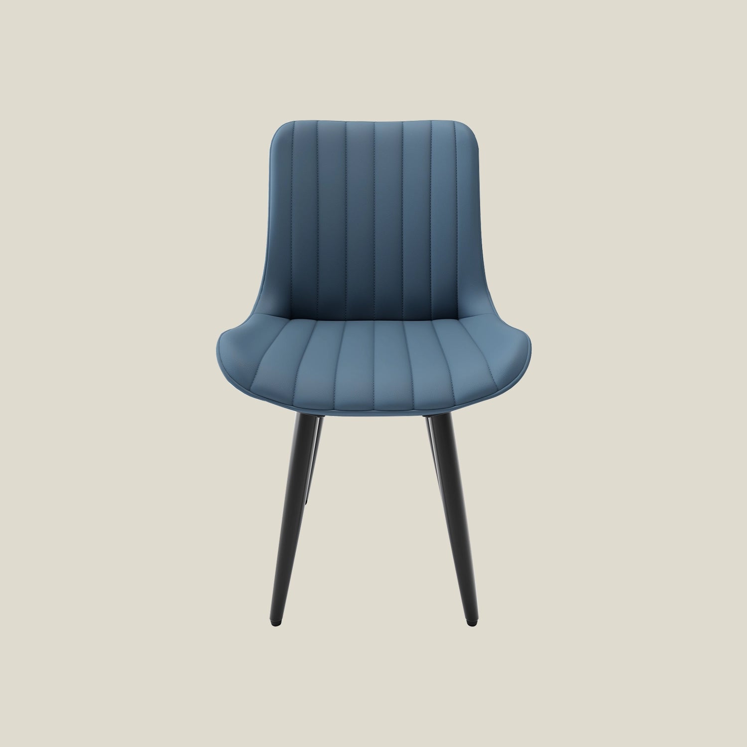 Blue Upholstered gaming table chairs for board game sessions