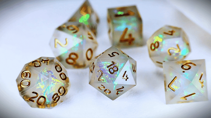 UV Color-Changing RPG Dice Set for D&D & Tabletop Games