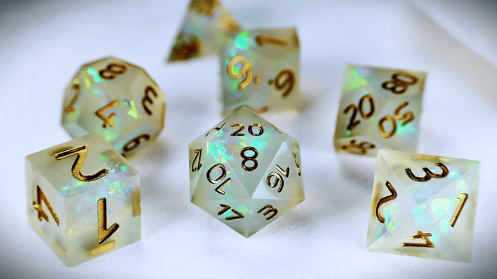 UV Color-Changing RPG Dice Set for D&D & Tabletop Games