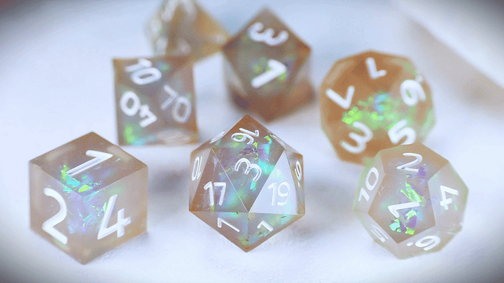 UV Color-Changing RPG Dice Set for D&D & Tabletop Games