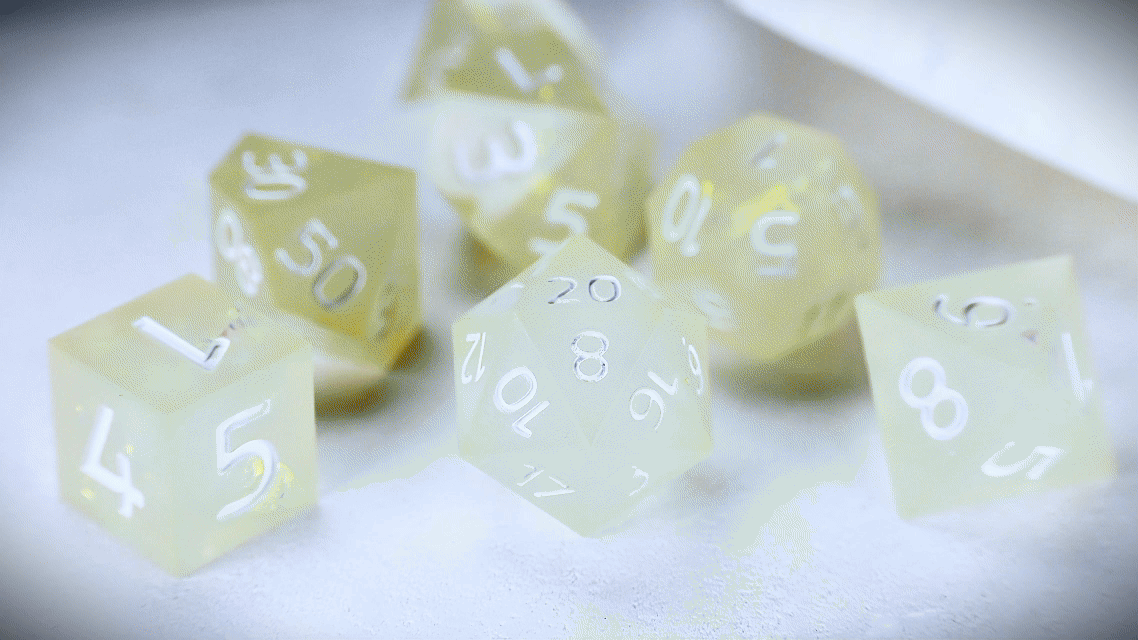 UV Color-Changing RPG Dice Set for D&D & Tabletop Games