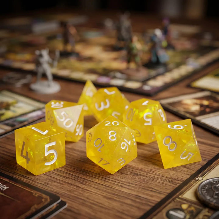 UV Color-Changing RPG Dice Set for D&D & Tabletop Games