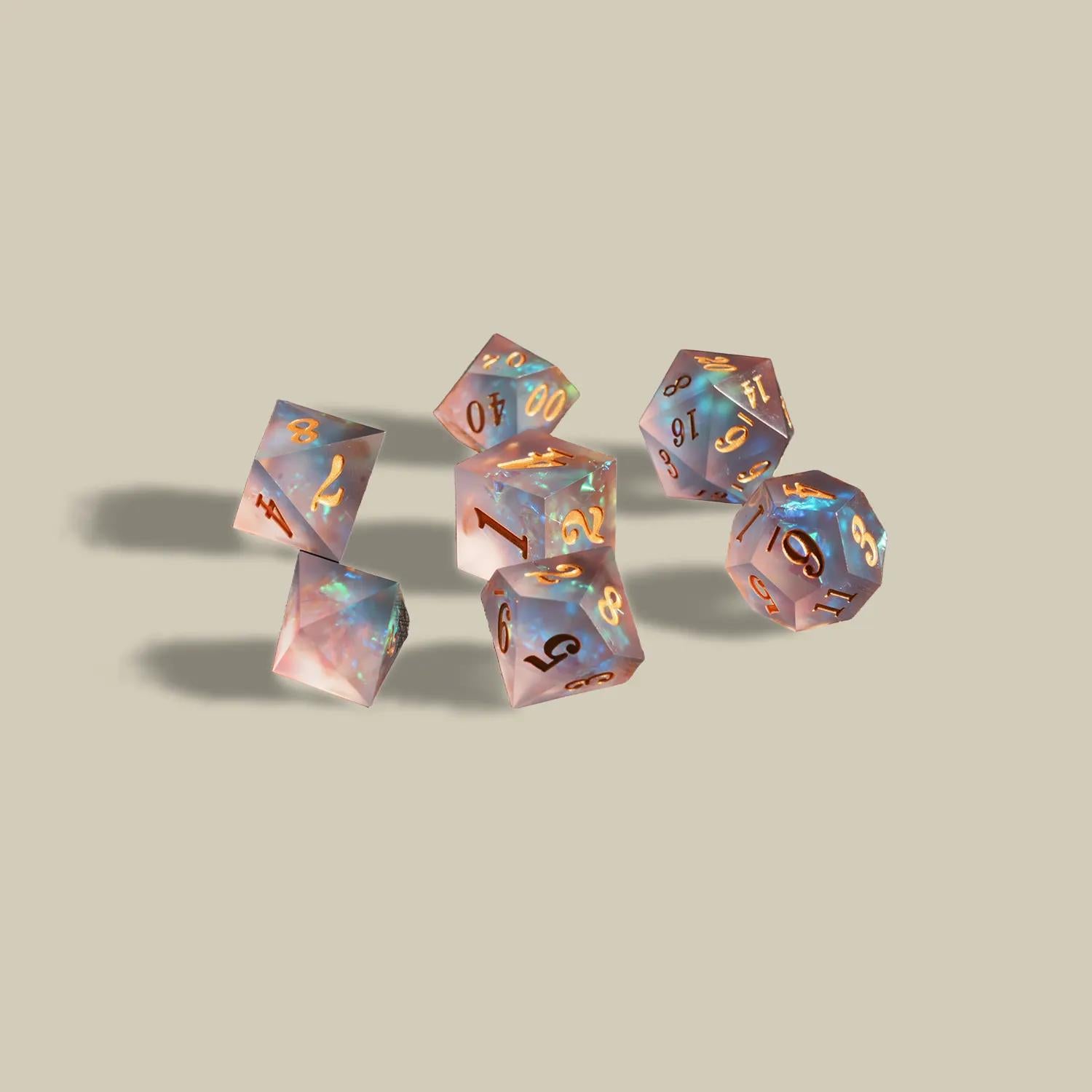 UV Color-Changing RPG Dice Set for D&D & Tabletop Games