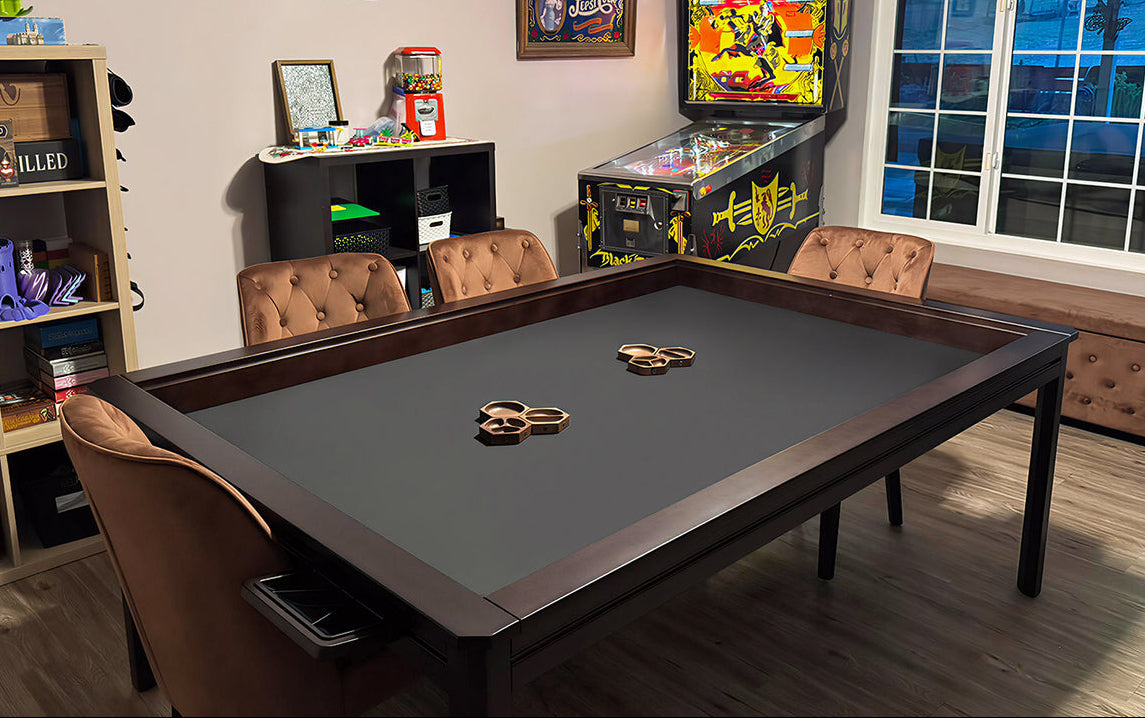 walnut wooden board game table