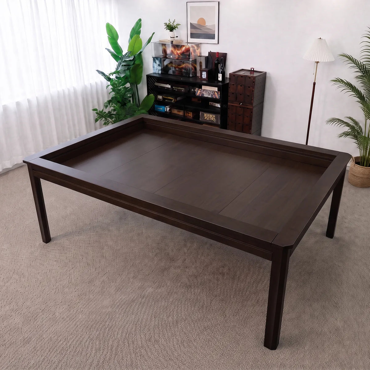 walnut Kingswood Edge (4×6'): The Royal Game Table