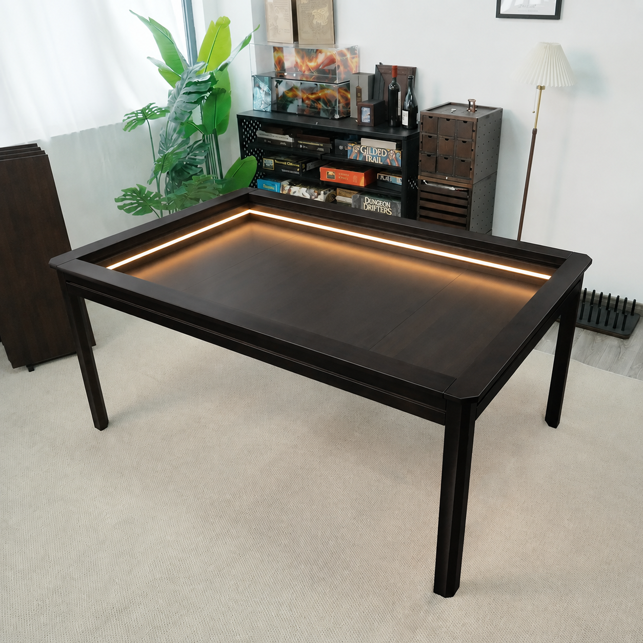  led Upgraded Kingswood (3×5'): Full-Cover Topper Game Table